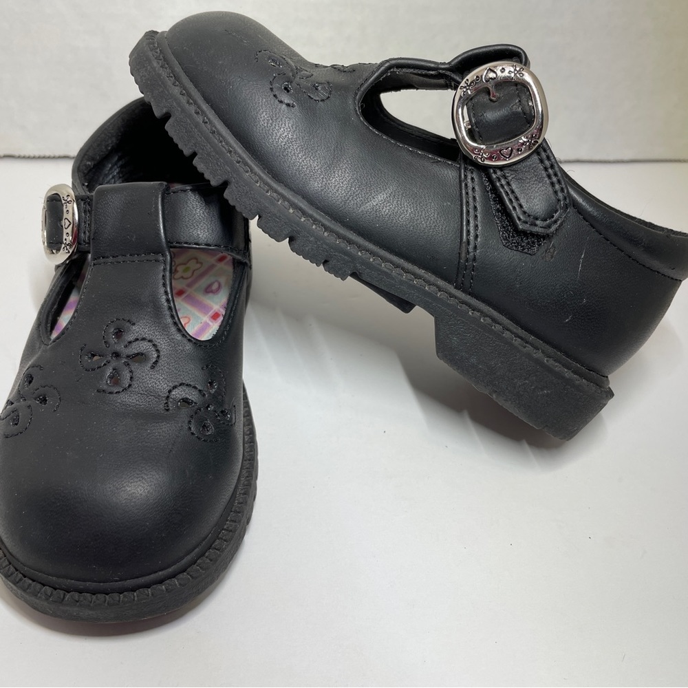 Coasters Smartfit Toddler Black Girl Shoes Size 7